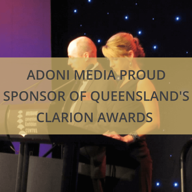 Adoni Media proud sponsor of Journalism Excellence award