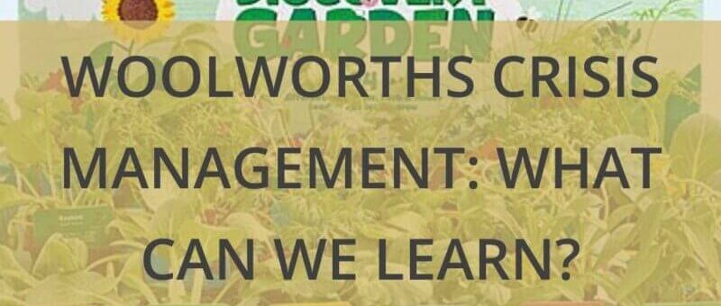 Woolworth’s Crisis Management: What can we learn?