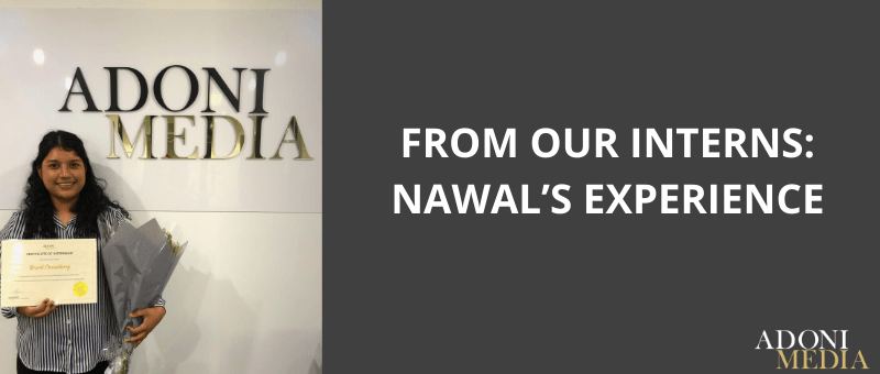 From our interns: Nawal’s experience