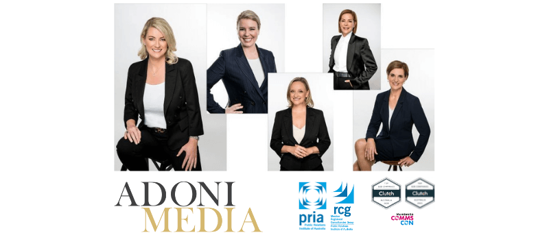 Adoni Media – A member of the Public Relations Institute of Australia