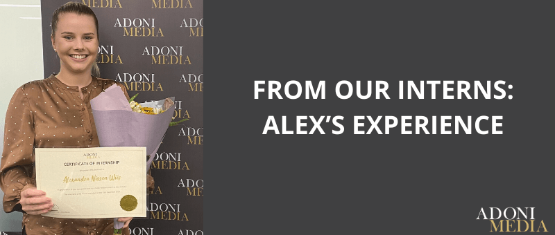 From our Interns: Alex’s experience