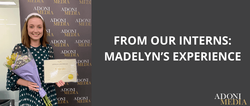 From our Interns: Madelyn’s Experience