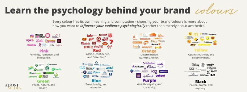 Colour Psychology: Why your brand colours matter